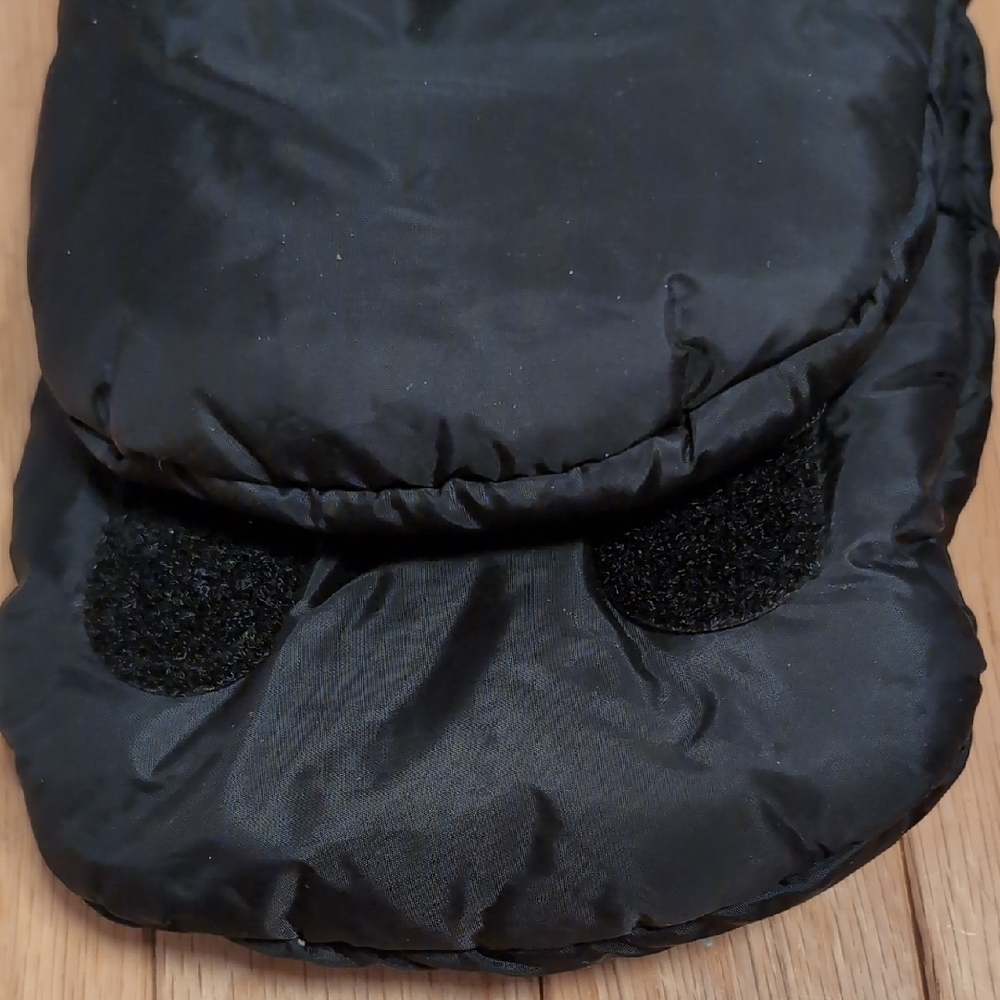 Black Mittens with Logo - Picture 2 of 2